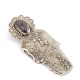 SILVER & OPAL PIN/PENDANT BY ANTHONY LOVATO (SANTO DOMINGO)