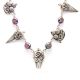 SILVER & DRUSY ICE CREAM NECKLACE BY DYLAN POBLANO (ZUNI)