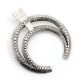 SILVER NAJA PENDENT BY GARY CUSTER (NAVAJO)