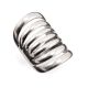 SILVER RING BY LUCY DICKSON (NAVAJO)
