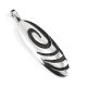 SILVER OVERLAY PENDANT BY ANDERSON KOINVA (HOPI)