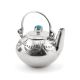 MINIATURE SILVER TEA KETTLE SMALL BY WESLEY WHITMAN (NAVAJO)