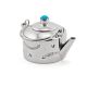 MINIATURE SILVER TEA POT LARGE BY WESLEY WHITMAN (NAVAJO)
