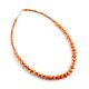 SPINY OYSTER BEADED NECKLACE BY MARCELLA BEALL (NAVAJO /JEMEZ)