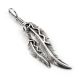 STERLING SILVER FEATHER PENDANT BY JOE MACE (NAVAJO)