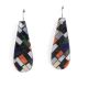 MULTI-STONE INLAY SHELL DROP EARRINGS BY CHARLENE REANO (SAN FELIPE)