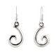 SILVER SWIRL EARRINGS BY MILDRED PARKHURST (NAVAJO)
