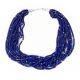 12-STRAND LAPIS NECKLACE BY COLINA YAZZIE (NAVAJO)