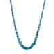 KINGMAN TURQUOISE NUGGET BEADED NECKLACE BY DOUG NAVA (TAOS/APACHE)