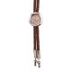 SILVER & CERAMIC BOLO TIE BY ALLEN ARAGON (NAVAJO)