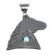 STAMPED HORSE PENDANT BY MARIE JACKSON (NAVAJO)