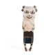 WHITE CLOWN KACHINA DOLL BY EDWARD SEECHOMA (HOPI)