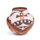 POLYCHROME POTTERY JAR BY DELORES JAUNICO (ACOMA)
