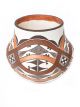 Miniature fine line pottery bowl by Delores Juanico (Acoma)