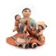 POTTERY STORYTELLER WITH 4 KIDS BY ROSE PECOS (JEMEZ)