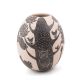 ETCHED POTTERY JAR BY OLIVIA MORA (MATA ORTIZ)