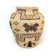 POLYCHROME OLLA BASKET BY EDITH MARTINEZ (TOHONO O'ODHAM)
