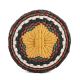 FLAT WICKER BASKET BY CINTHIA AMI (HOPI)