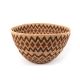 BASKET WITH RATTLESNAKE DESIGN BY AN ARTIST ONCE KNOWN (YOKUTS)