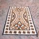 LARGE TWO GREAY HILLS/ STORM PATTERN RUG BY LOUISE B. SINGER (NAVAJO)