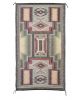 RAISED OUTLINE STORM PATTERN RUG BY MARIE SHEPPARD (NAVAJO)