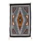 TRADITIONAL DESIGN RUG BY LOUISE CURLEY (NAVAJO)