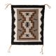 SMALL TWO GREY HILLS RUG BY AN ARTIST ONCE KNOWN (NAVAJO)