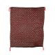 DIAMOND TWILL WEAVE SINGLE SADDLE BLANKET BY AN ARTIST ONCE KNOWN (NAVAJO)