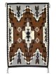 Two Grey Hills rug by Emma Ahidley (Navajo)