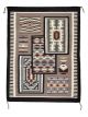 Sampler rug by Theodora Shoute (Navajo)